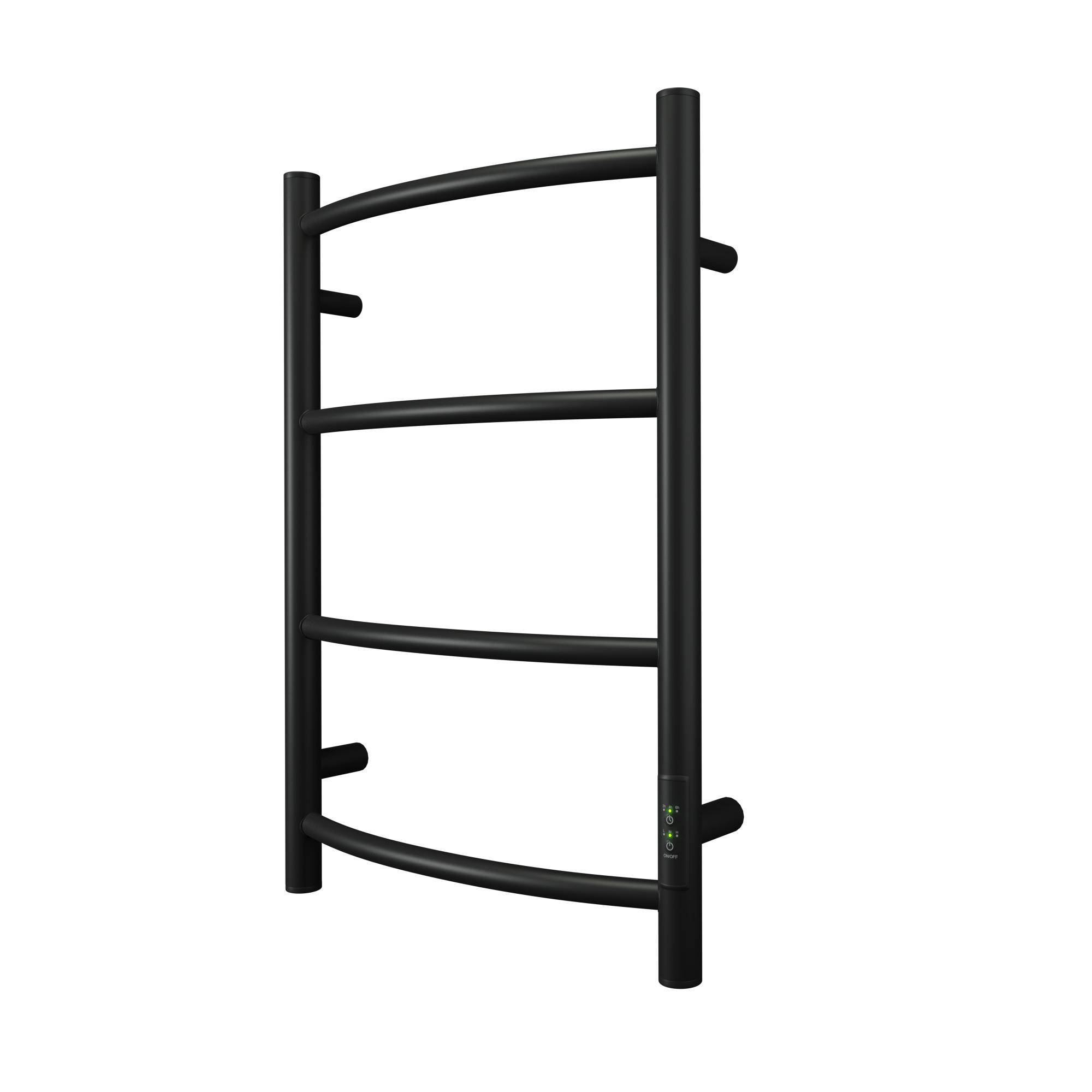 Полотенцесушитель электрический APEXTERMO Corona CR00164BM 600x400, черный матовый