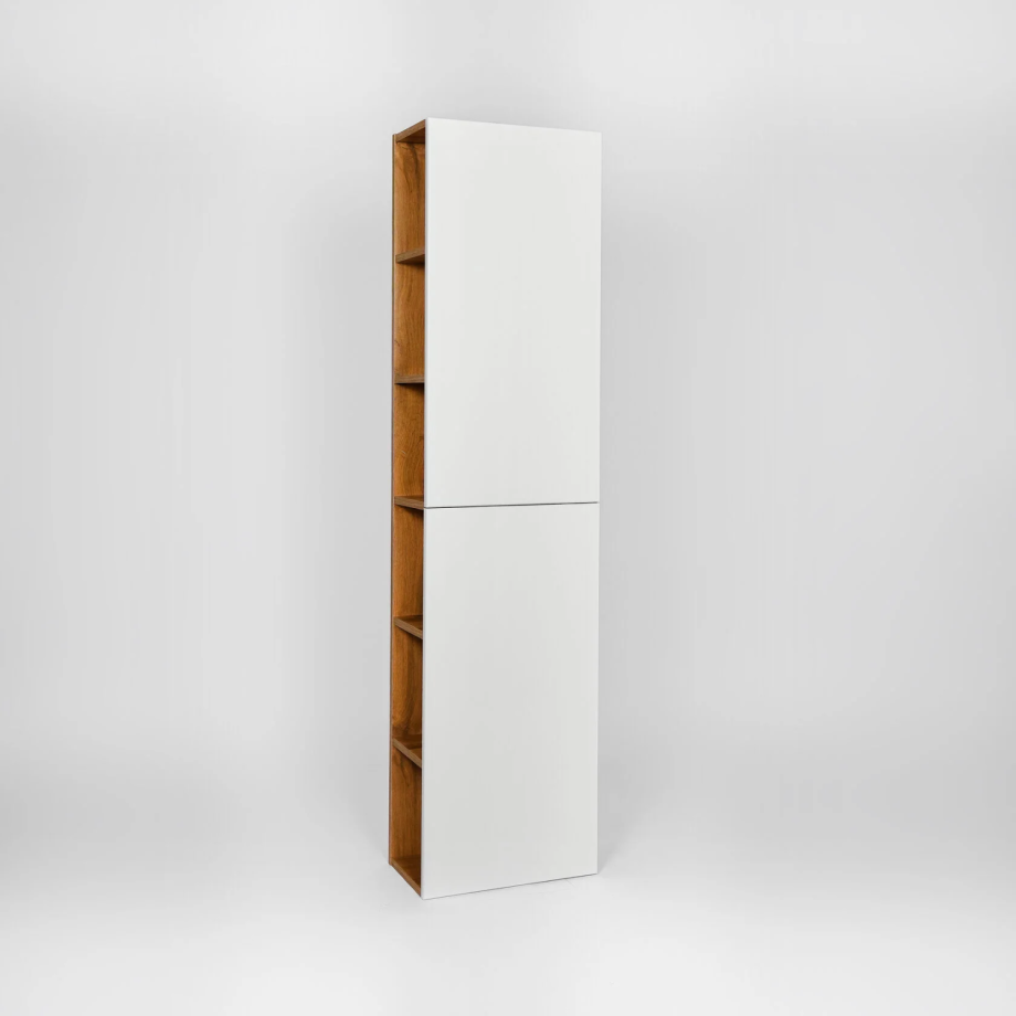 Пенал подвесной Viant Бостон 40 L/R белый/дуб вотан