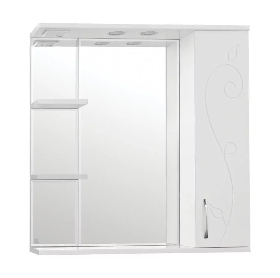 Мебель для ванной Style Line Эко Фьюжн №26 80 комплект, напольный, белый