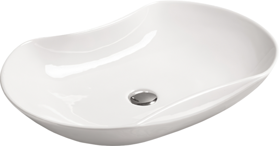 Раковина SantiLine SL-1030 накладная, белая
