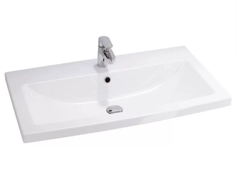 Мебель для ванной Style Line Вероника 80, Люкс комплект, подвесной, белый