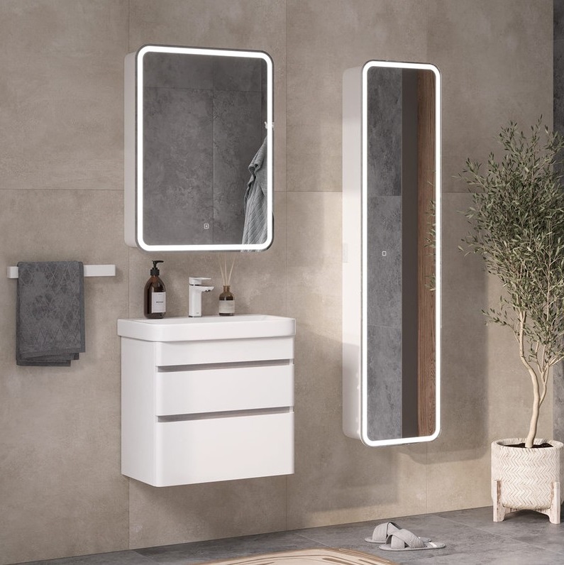 Пенал EQUIL Soldi LED 40 подвесной белый софт, R