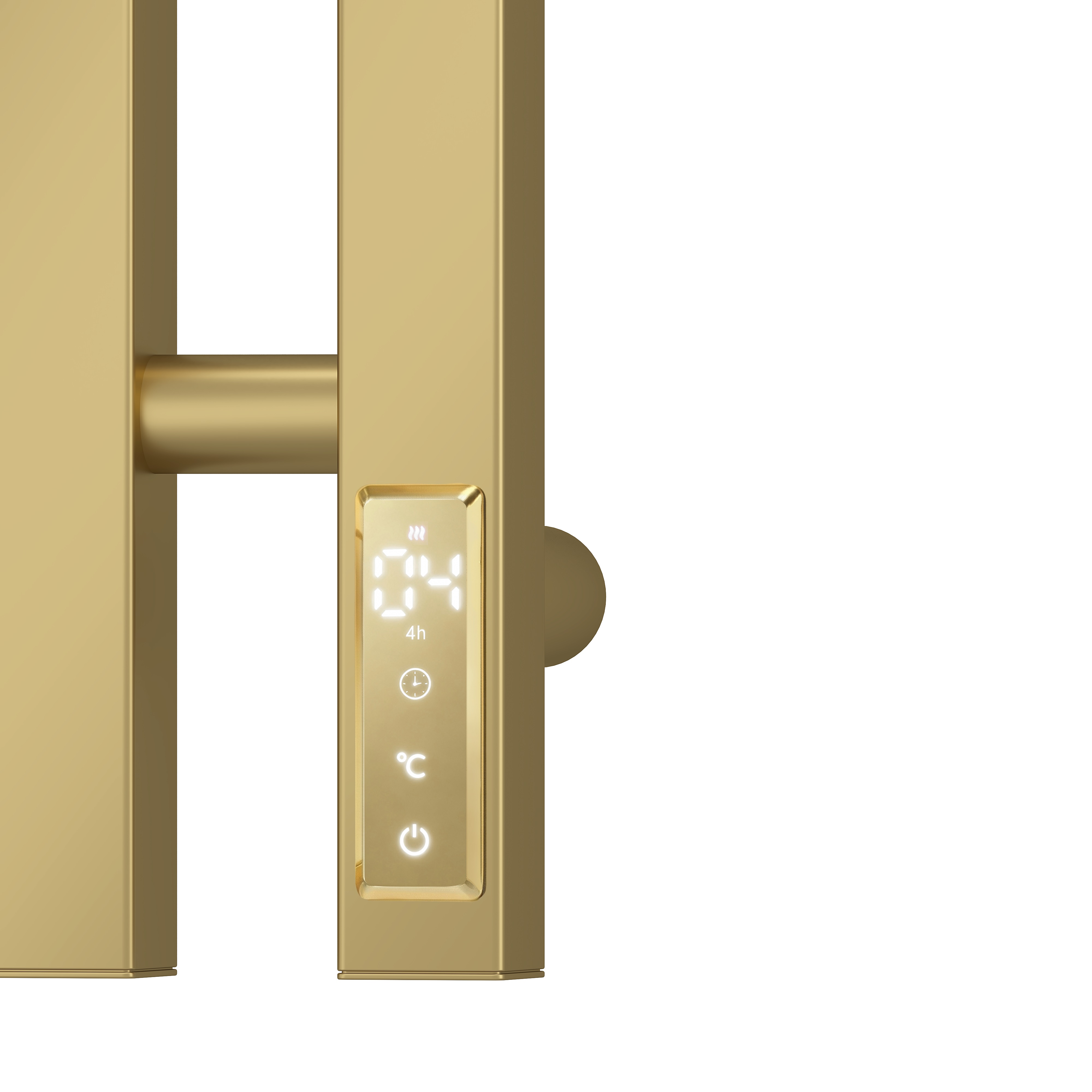 Полотенцесушитель электрический APEXTERMO Sirius SR10112GL 1100x120 с крючками, золотой матовый