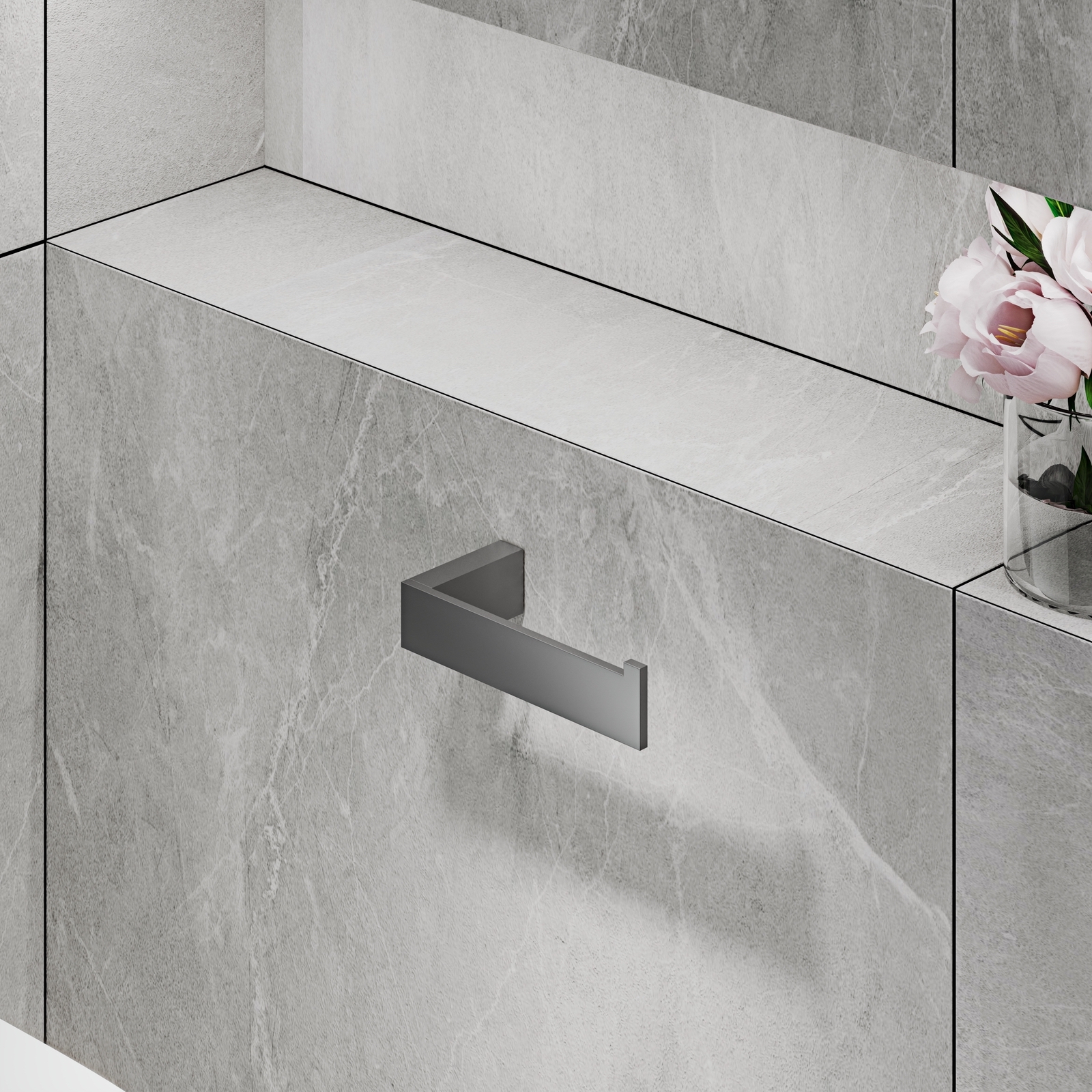 Бумагодержатель Timo Petruma 15241/18 черное золото