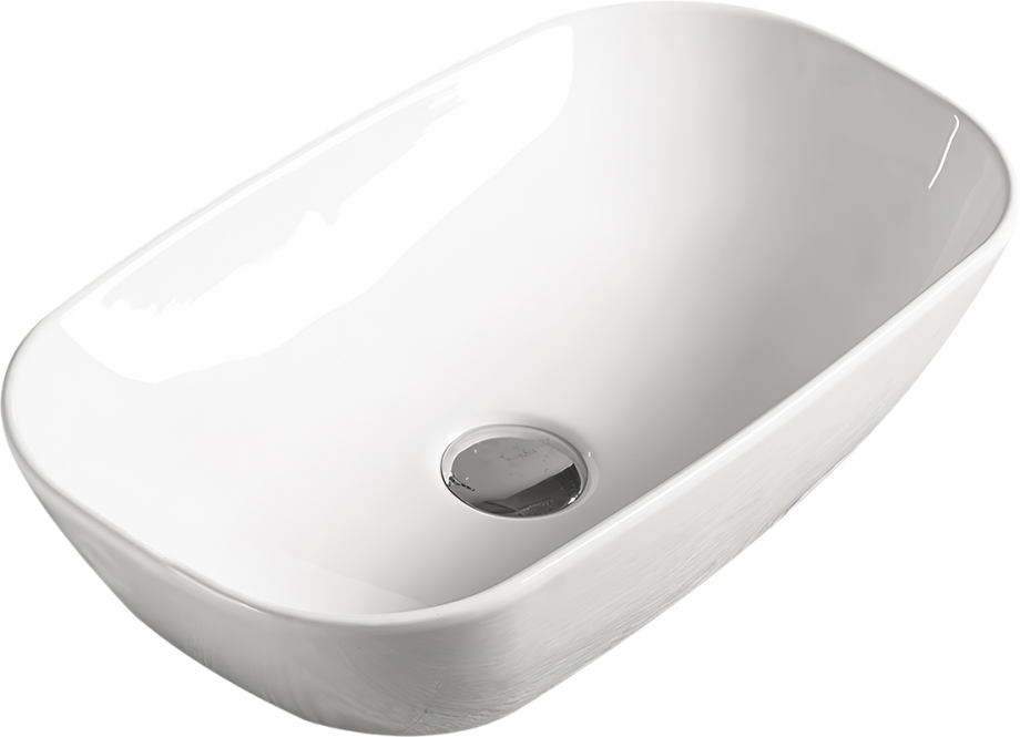 Раковина SantiLine SL-1050 накладная, белая