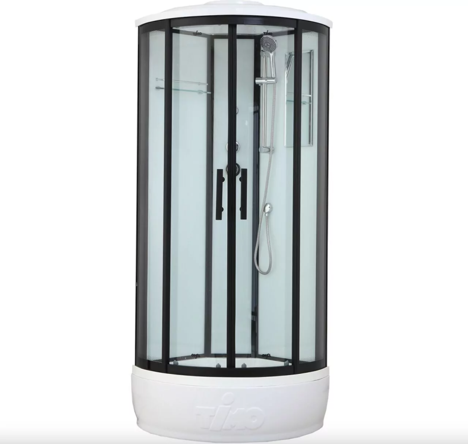 Душевая кабина Timo Standart Т-6680 Black 80x80