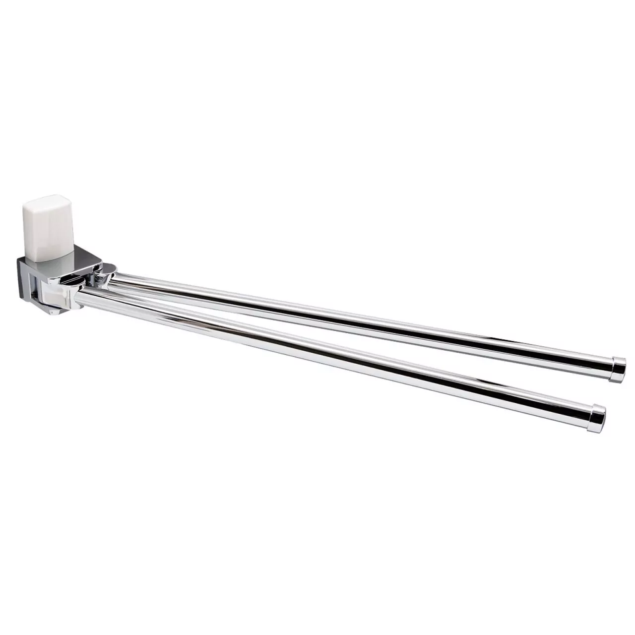 Полотенцедержатель WasserKraft K-5031WHITE хром/белый