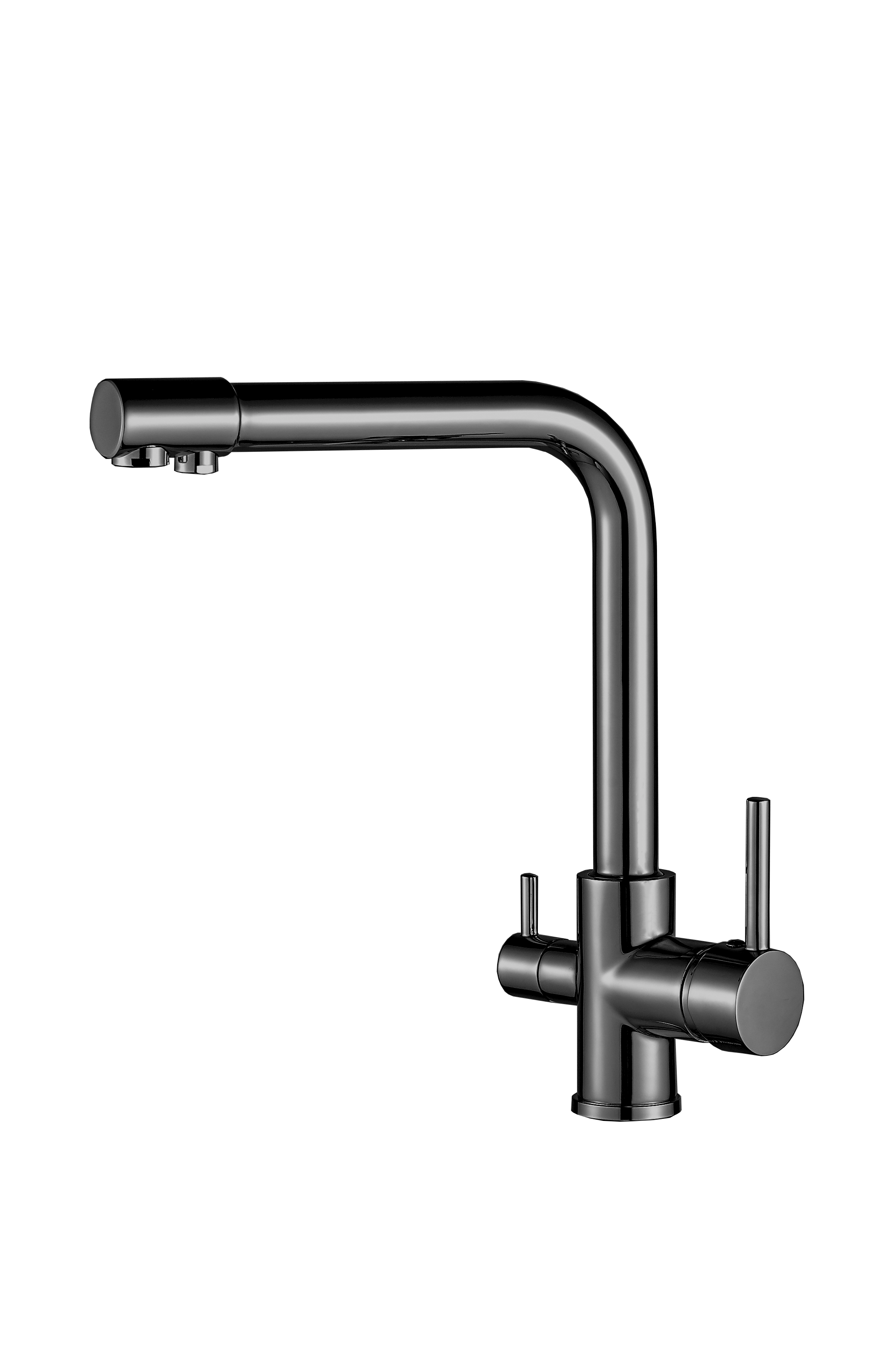 Cмеситель для кухни BochMann LAURA GR с краном под фильтр, серый