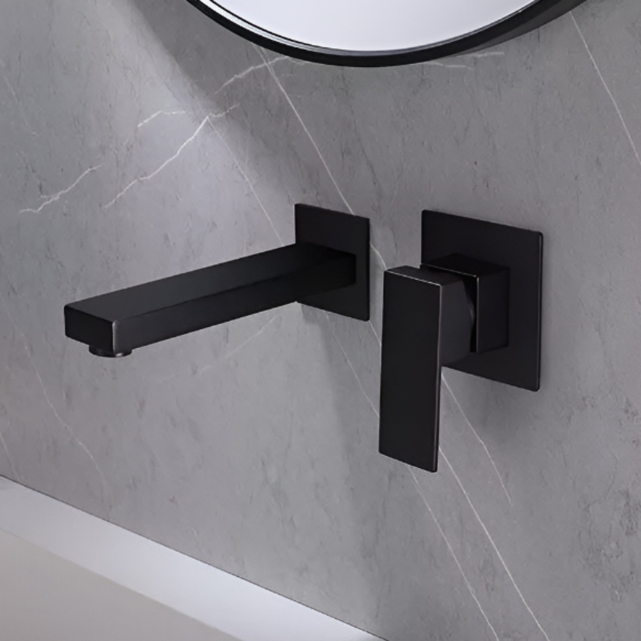 Смеситель для раковины ALMAes Liva TVZ-1845 черный матовый