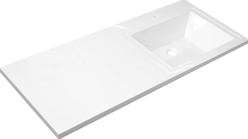 Тумба напольная SanStar Толедо 50 с раковиной Даллас 110 правый gold craft