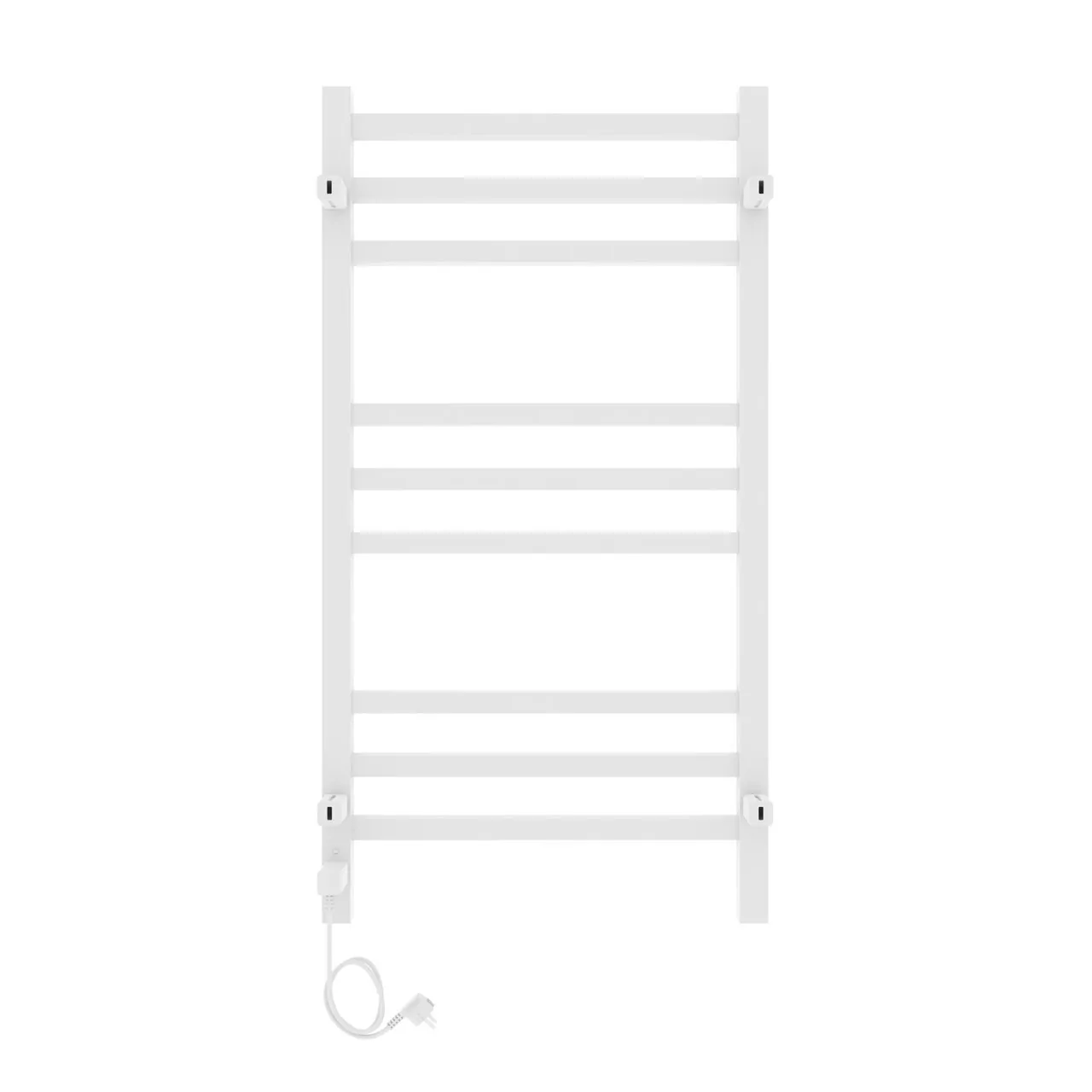 Полотенцесушитель электрический Laris Астор ЧК П9 350х700 с терморегулятором, правый, белый матовый