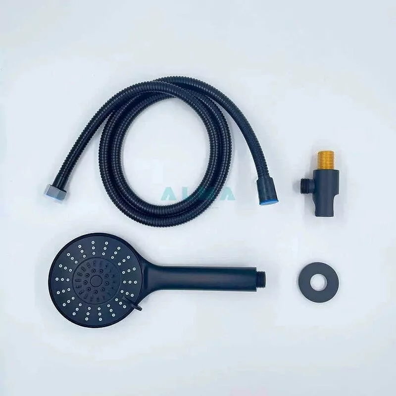 Душевой комплект ALMAes Ruver TVZ-8830 черный матовый