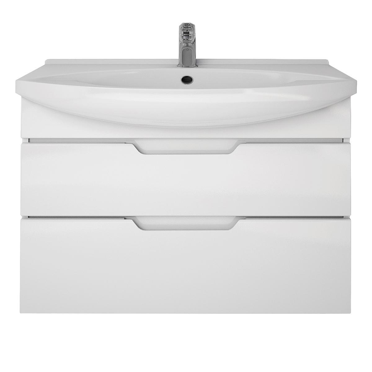 Тумба с раковиной напольная Dreja Laguna Plus 105 см, белый