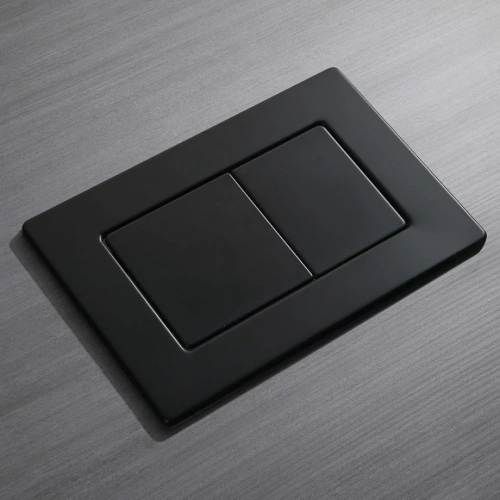 Кнопка смыва Veconi FLUSH V9, FLV9-B, 237х159х6, нержавеющая сталь, черный матовый от магазина Vanna-Vanna.ru!