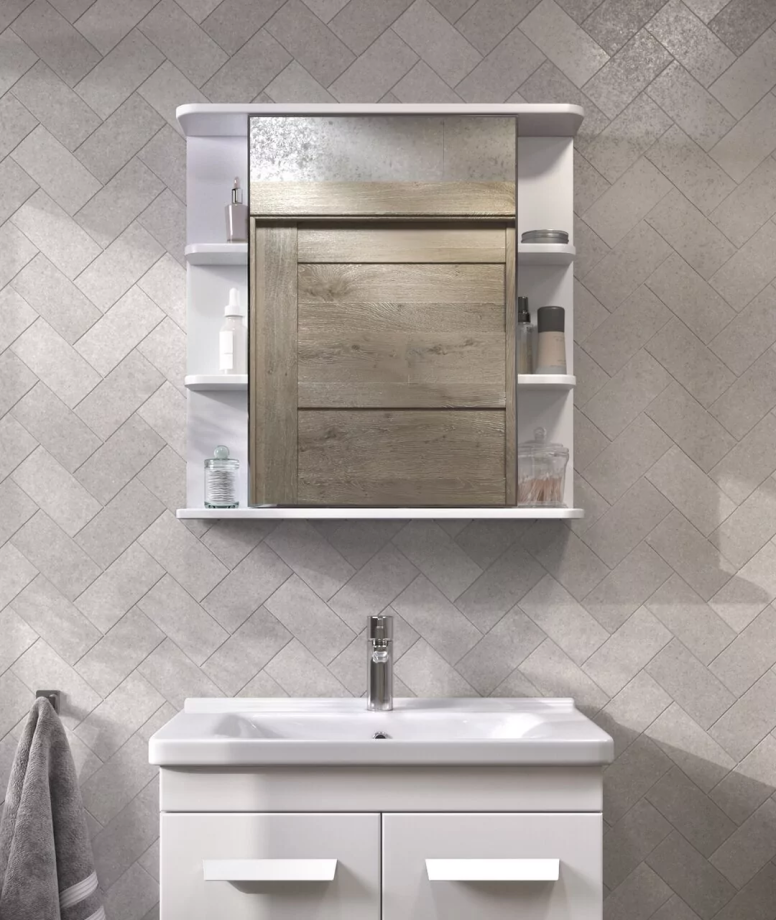 Зеркало-шкаф Vigo Nova 70 белый