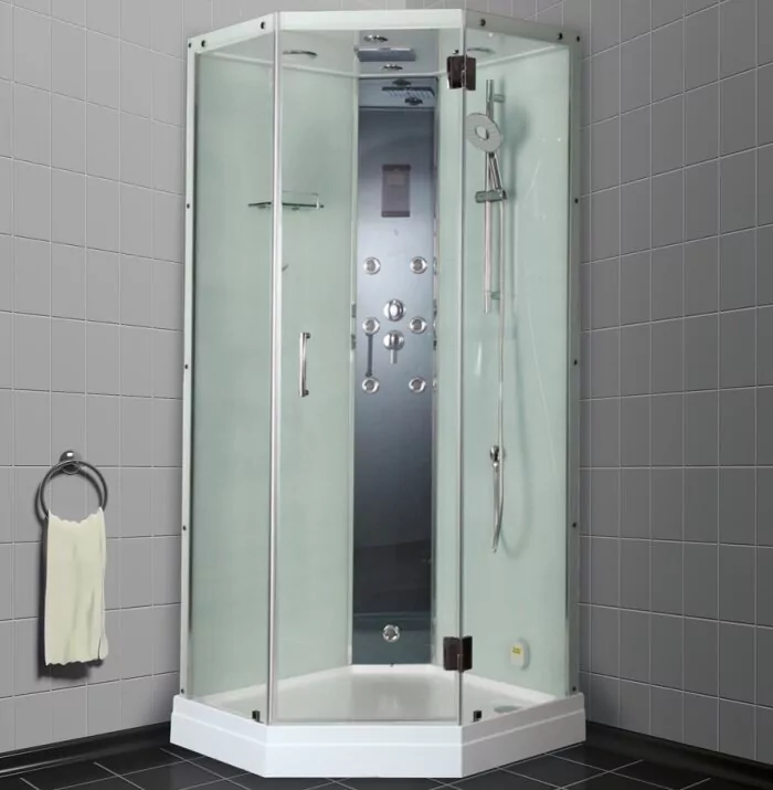 Душевая кабина Timo Premium ELTA H-312 L, 90х90 многоугольная, прозрачное стекло