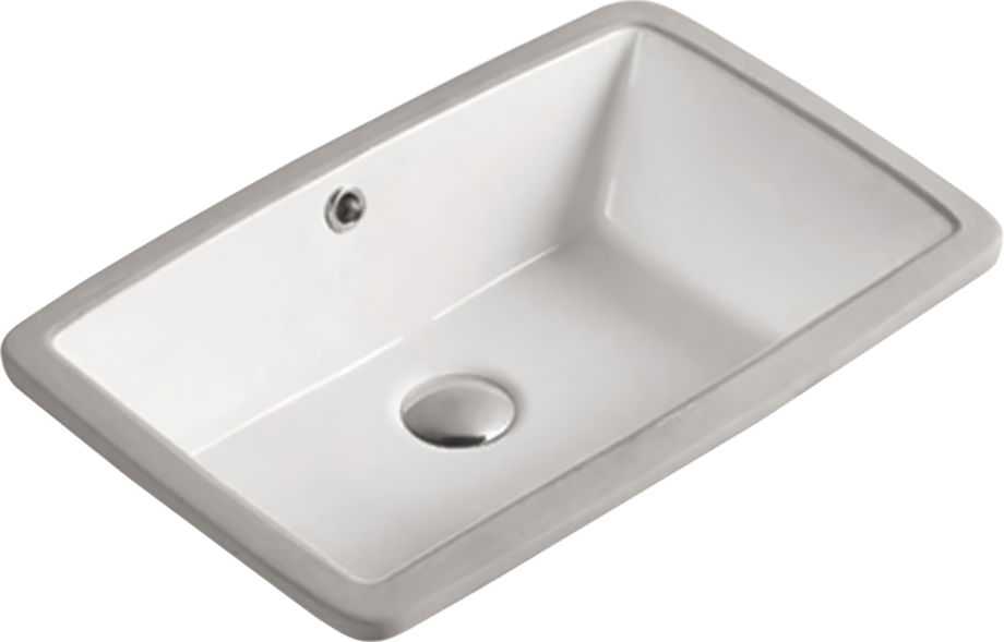 Раковина SantiLine SL-3004 встраиваемая снизу, белая