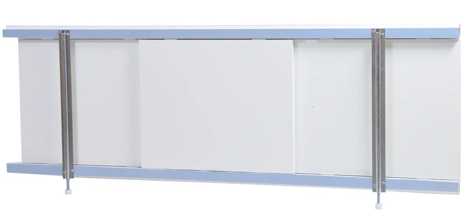 Экран под ванну Emmy Валенсия 150 раздвижной белый