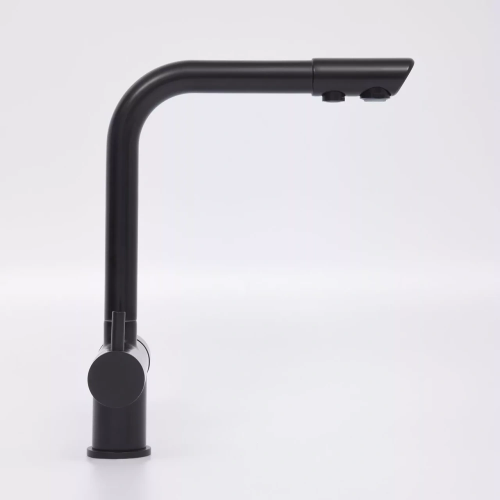 Смеситель для кухни WasserKraft A8367 черный Soft-touch от магазина Vanna-Vanna.ru!