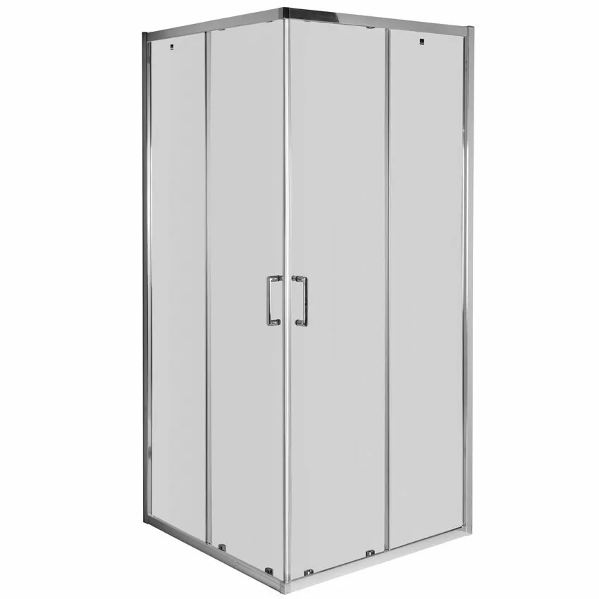 Душевой уголок Timo Altti 618 Foggy Glass матовый 80х80 квадратный, без поддона, хром