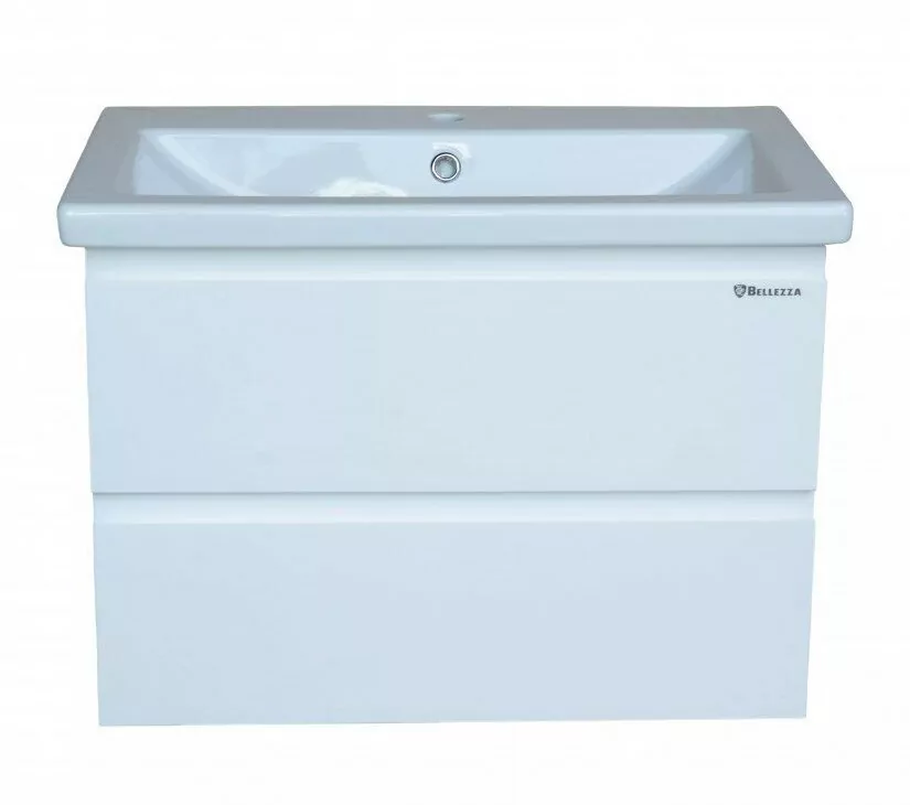 Тумба с раковиной Bellezza Асти 70 подвесная белая