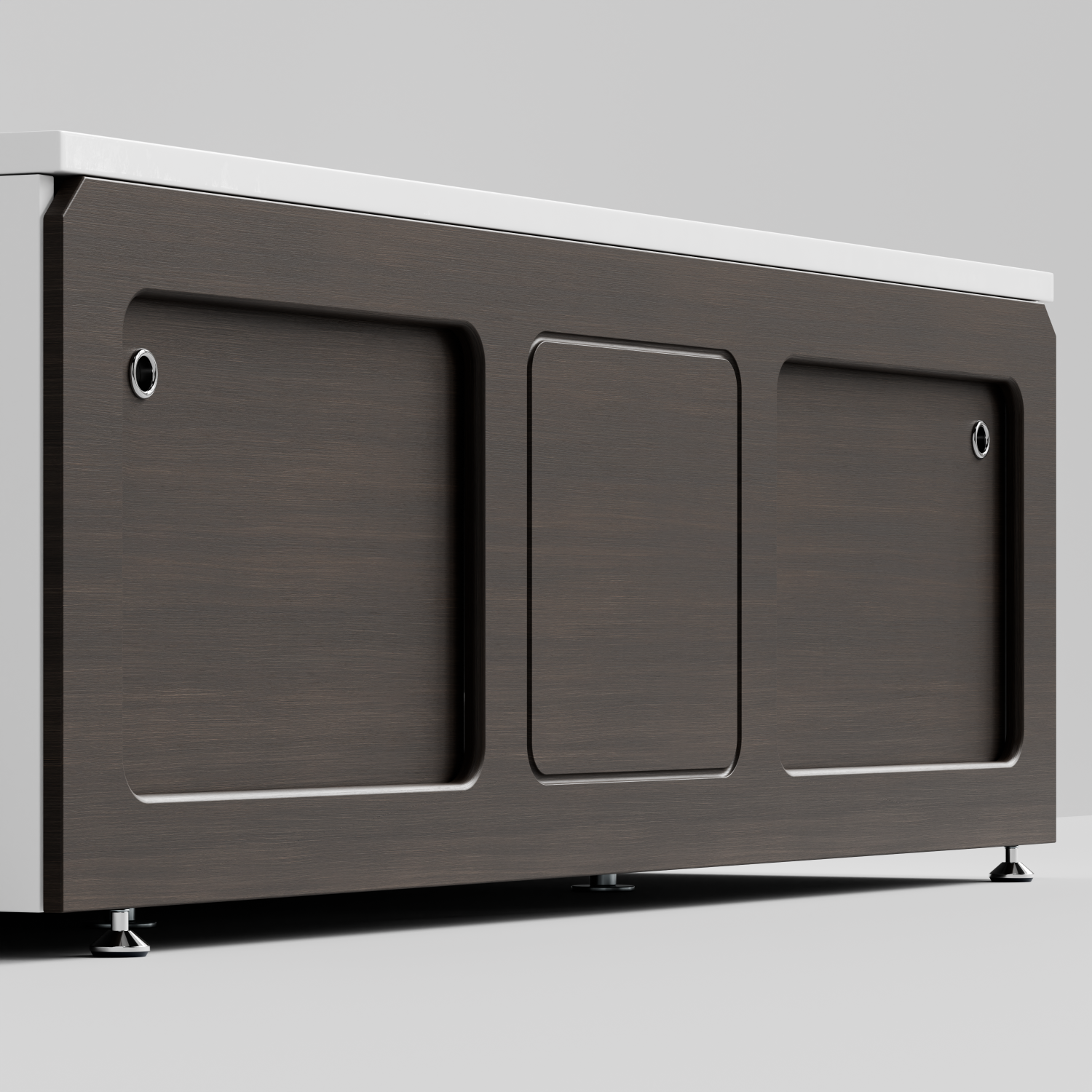 Экран под ванну Vod-ok Хит 180 раздвижной Палисандр