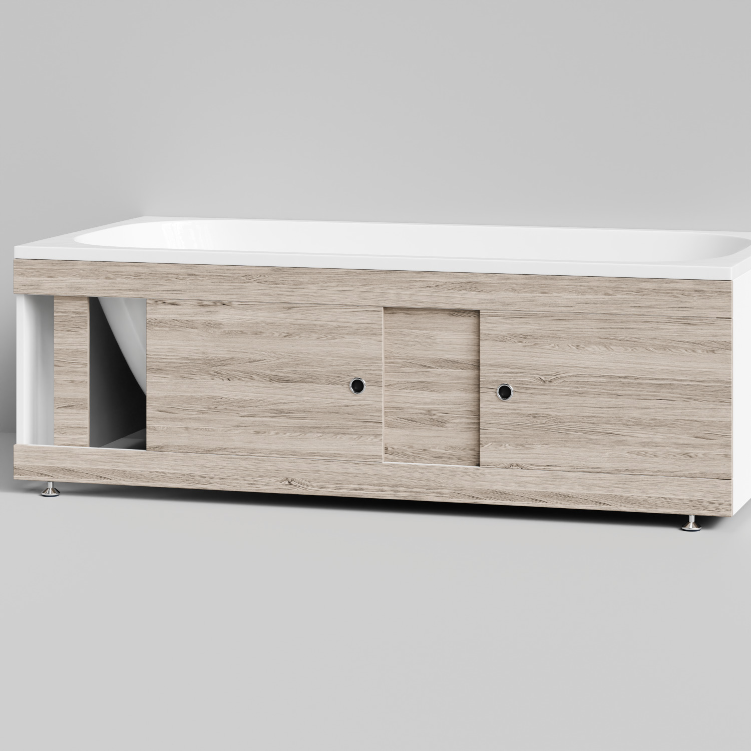 Экран под ванну Vod-ok Купе 170 раздвижной Дубослив ореховый светлый