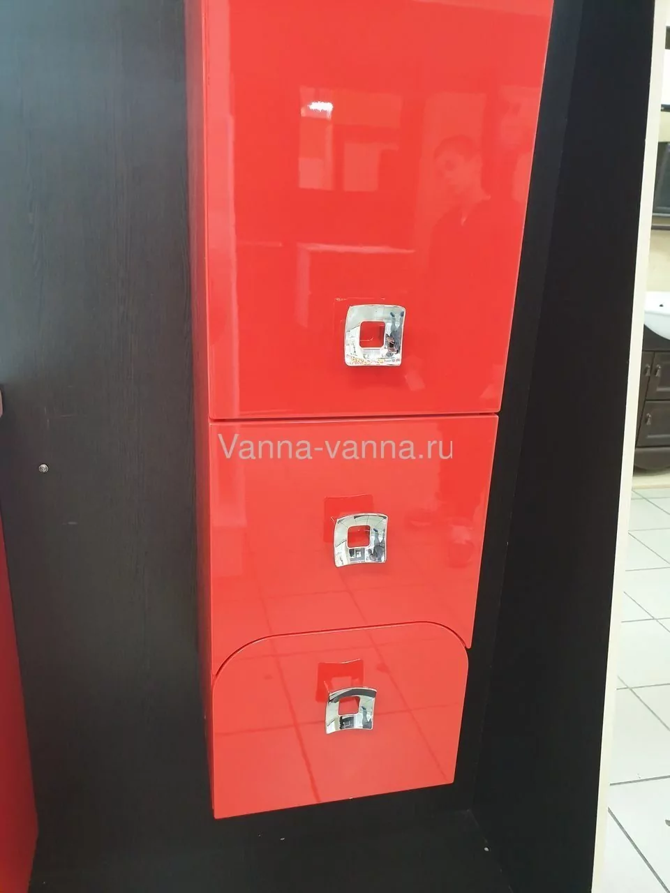 Пенал Vod-ok Elite Арнелла 30 подвесной, белый