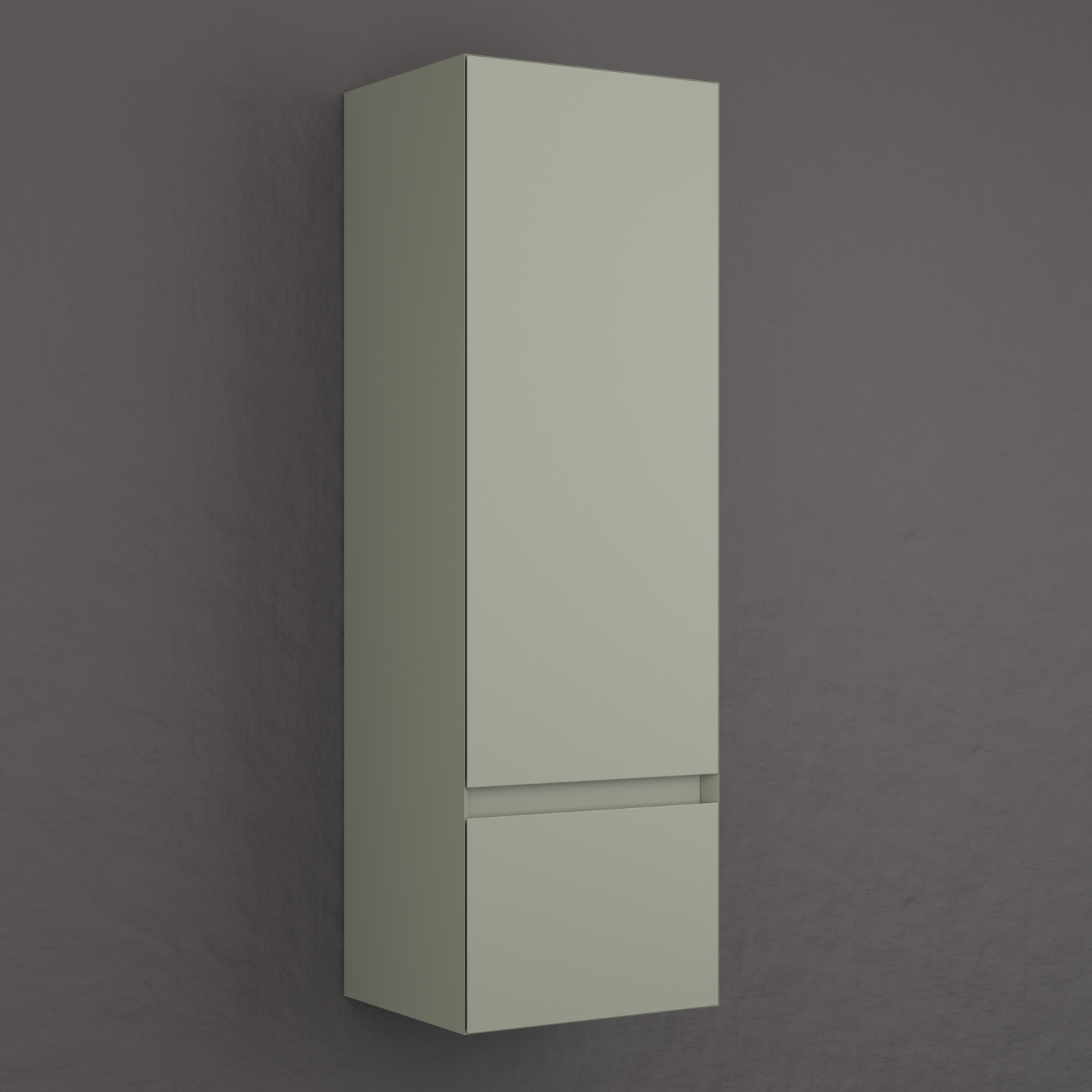 Пенал подвесной Style Line Манхэттен 36, Эмаль, 1 ящик, PLUS, олива