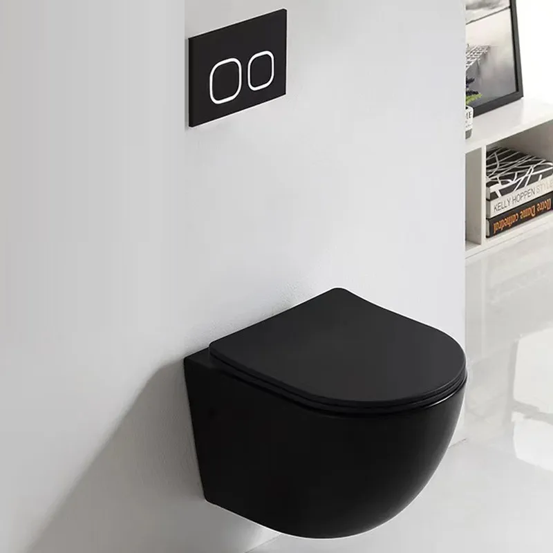 Унитаз Ceruttispa Ticino Aria MB CT8917 подвесной, черный матовый