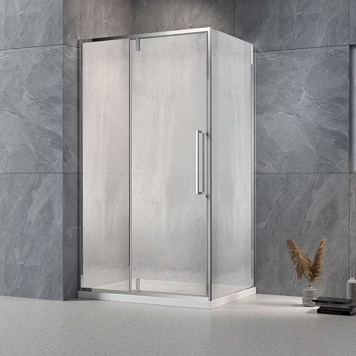 Душевой угол Veconi Rovigo RV-034R, 1000х900х1950 хром, стекло дождь