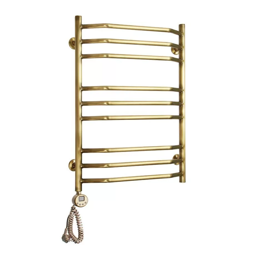 Полотенцесушитель электрический Domoterm Лаура П9 500x700 АБР EL, античная бронза