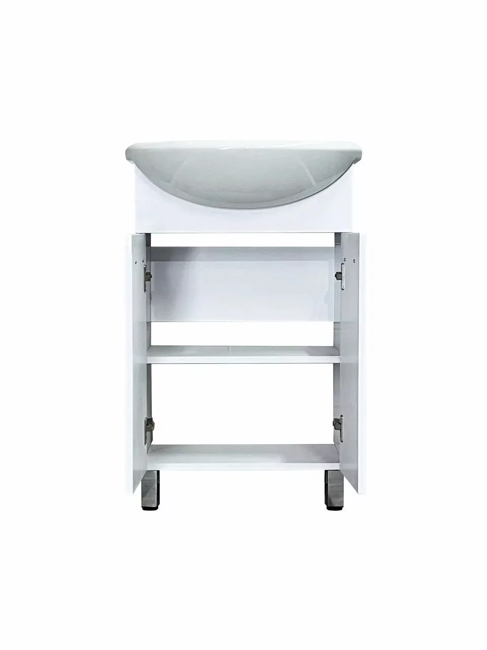 Тумба с раковиной Style Line Венеция 55 напольная, белая