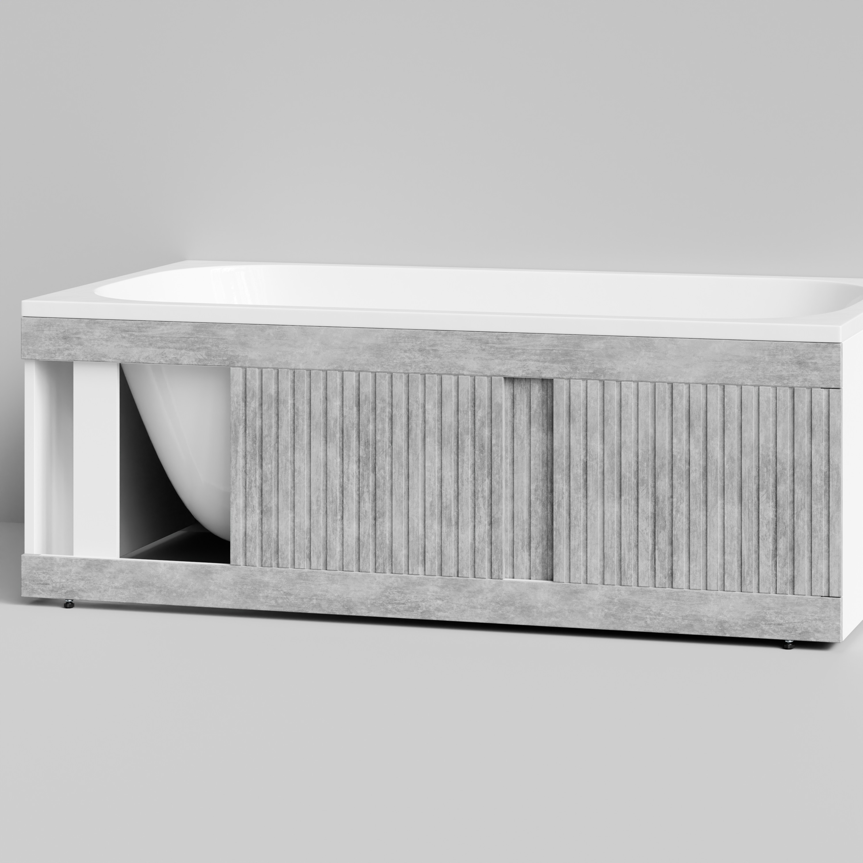 Экран под ванну Vod-ok Тач 150 раздвижной Горный камень