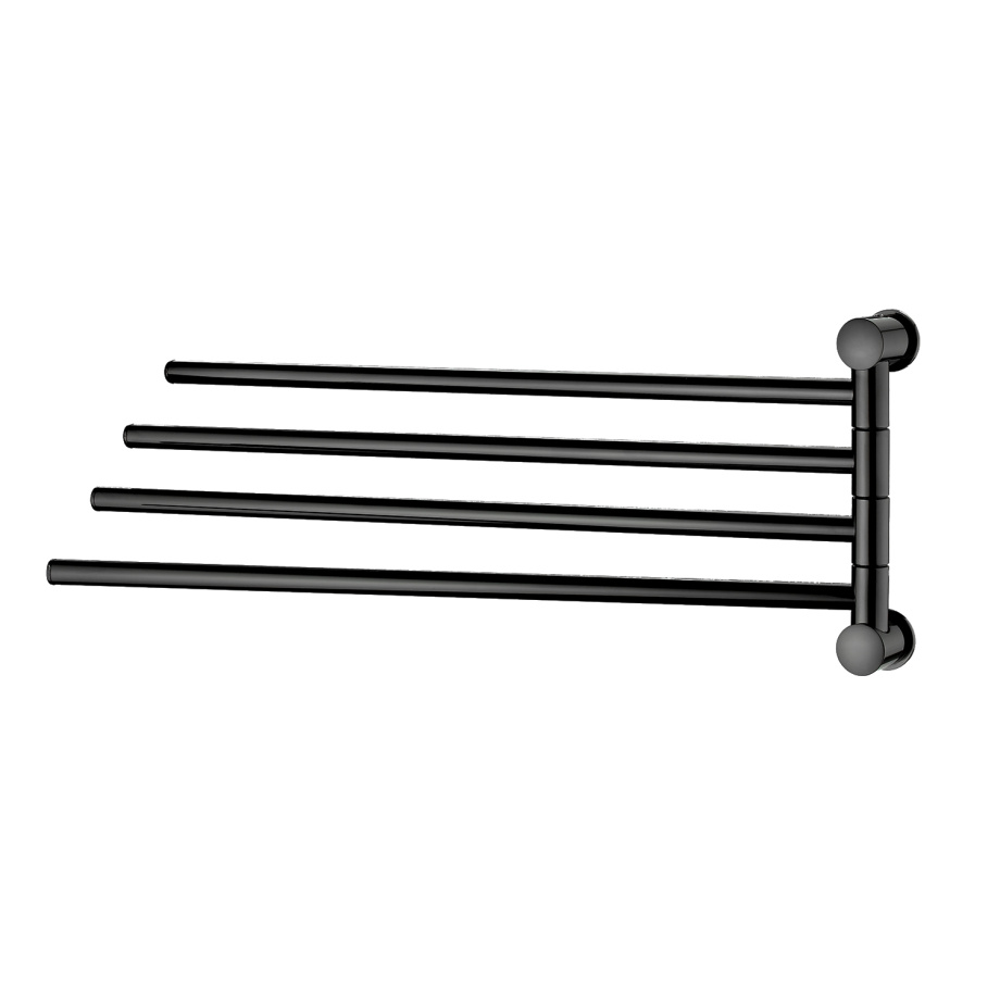 Полотенцедержатель WasserKRAFT K-1034POLISHED BLACK черный глянец