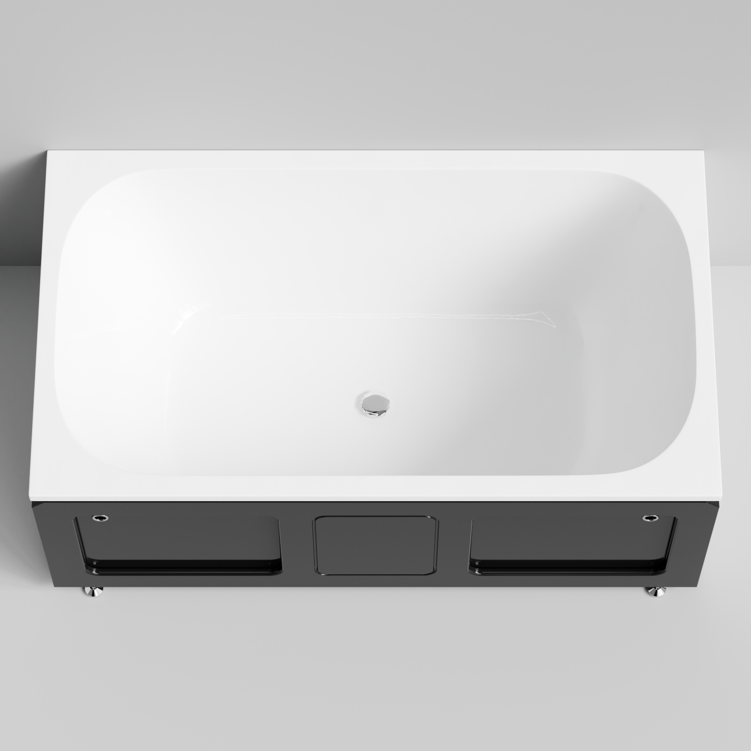 Экран под ванну Vod-ok Хит 150 раздвижной Черный глянец