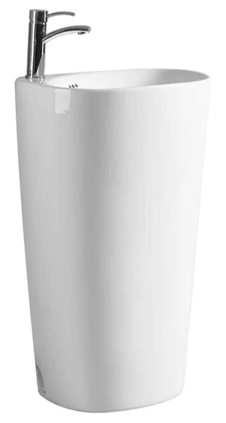 Раковина SantiLine SL-4001 напольная, белая