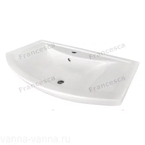 Тумба с раковиной Francesca Eco 80 напольная, белая