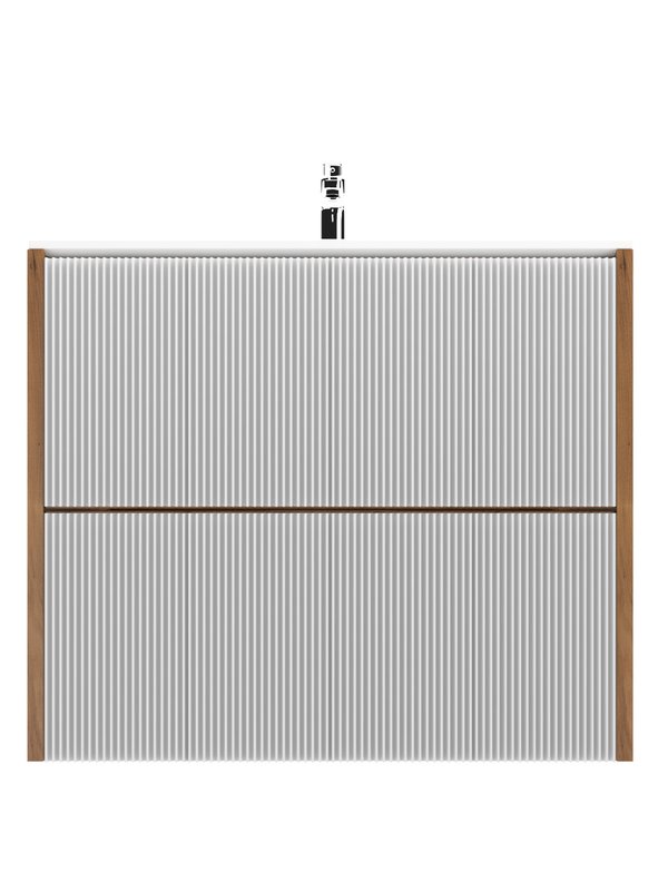 Тумба с раковиной Sanflor ДИАНА 65 подвесная, белый