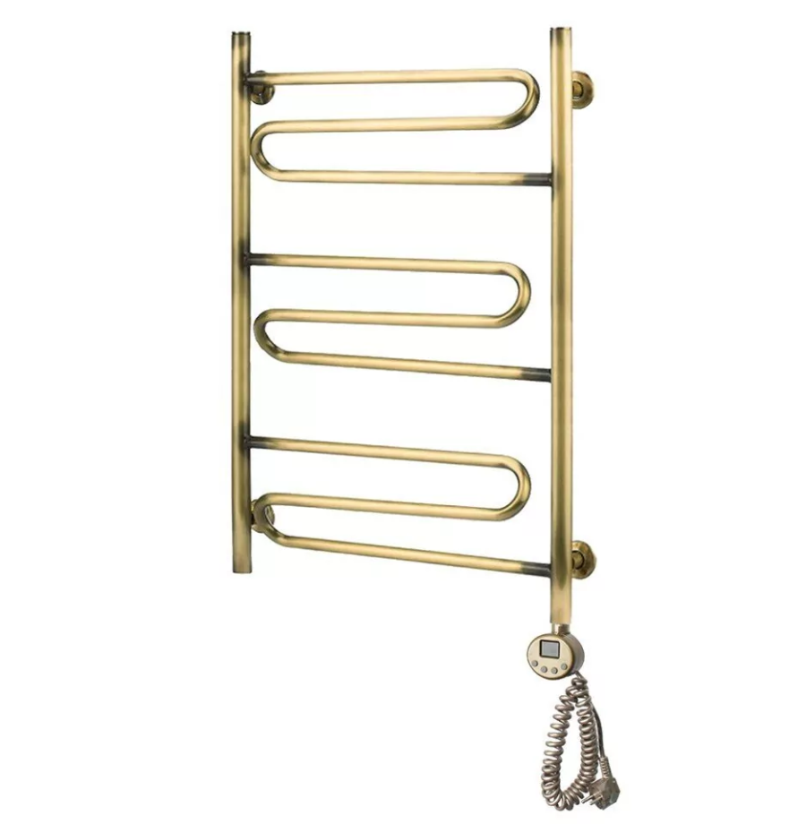 Полотенцесушитель электрический Domoterm Офелия П9 500x700 АБР ER, античная бронза