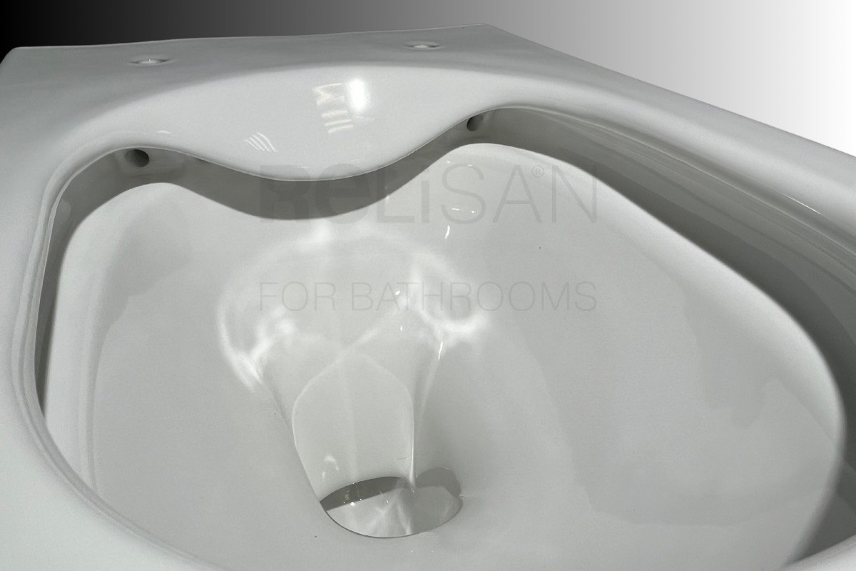 Унитаз подвесной Relisan WM 704, подвесной, белый