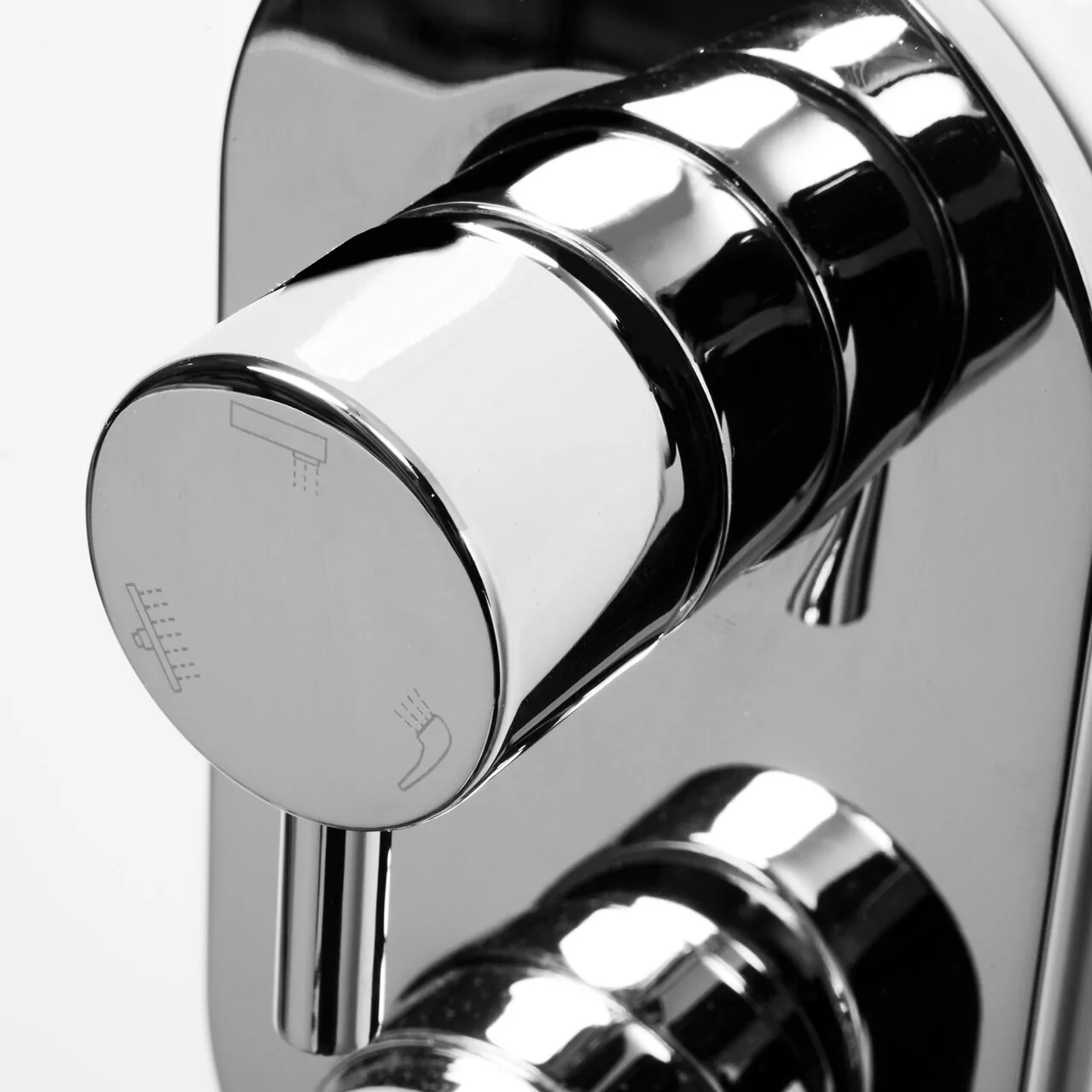 Смеситель с переключателем WasserKraft Dinkel 5871 встраиваемый, на 3 выхода, хром