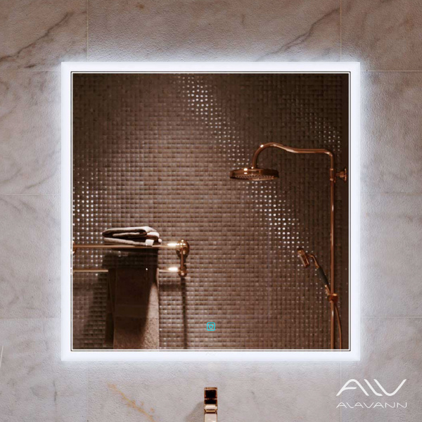 Зеркало Alavann Emma 80 свет, антизапотевание, сенсор