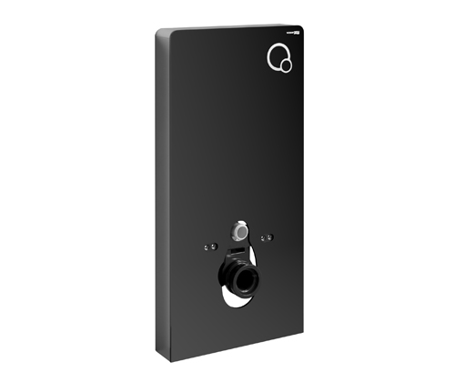 Инсталляция WasserKraft Naab 86TLT.040.PE.BL для подвесного унитаза, пристенный модуль, с пневматическим механизмом смыва