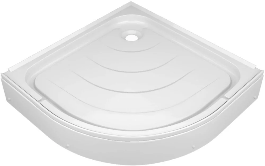 Поддон для душа Aleх Baitler AB9017D-1 90х90 полукруглый, акриловый, белый