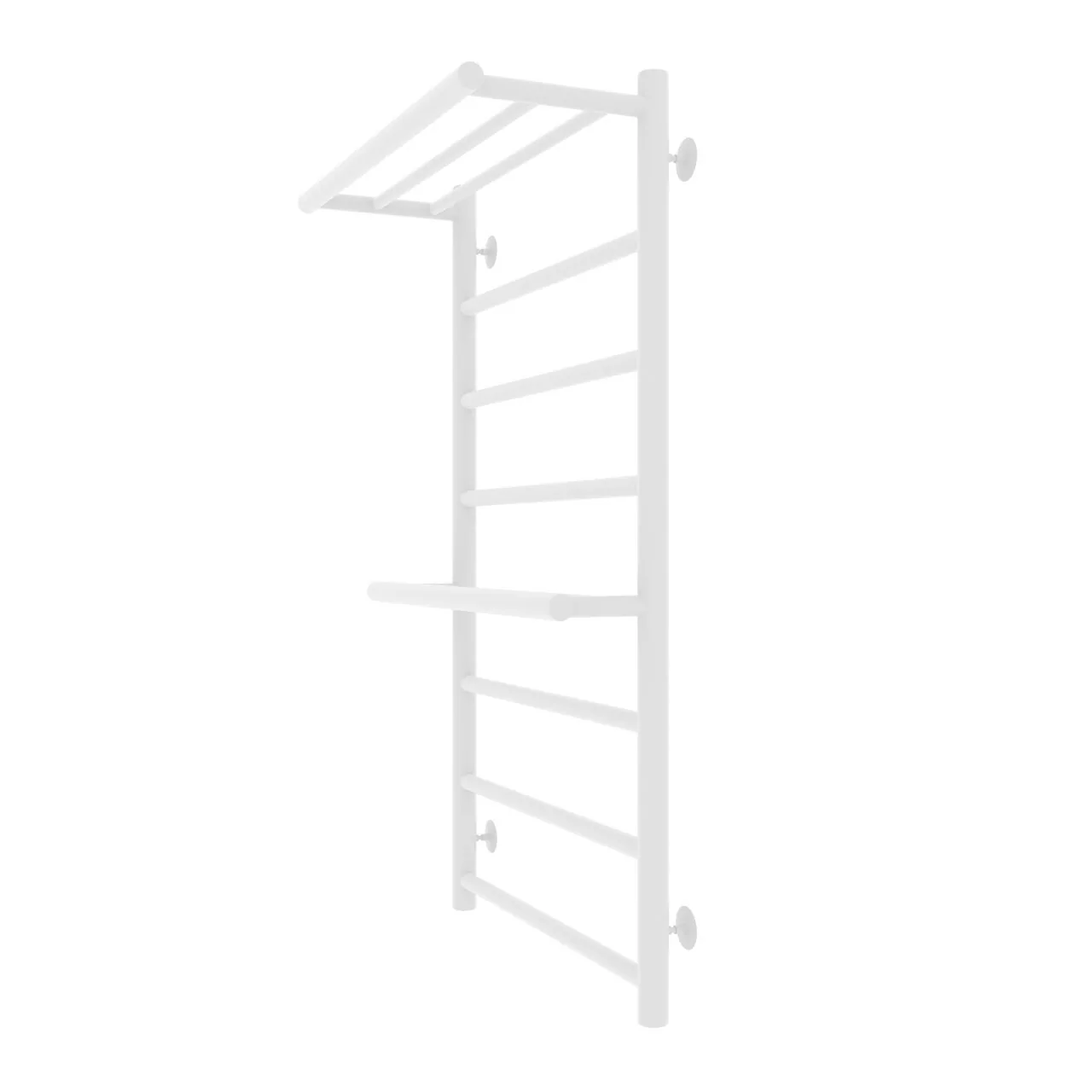 Полотенцесушитель водяной Laris Лавина П9 500х800 с полкой, белый матовый