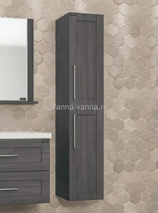 Пенал Санта Венера 30 L/R подвесной, дуб шале графит