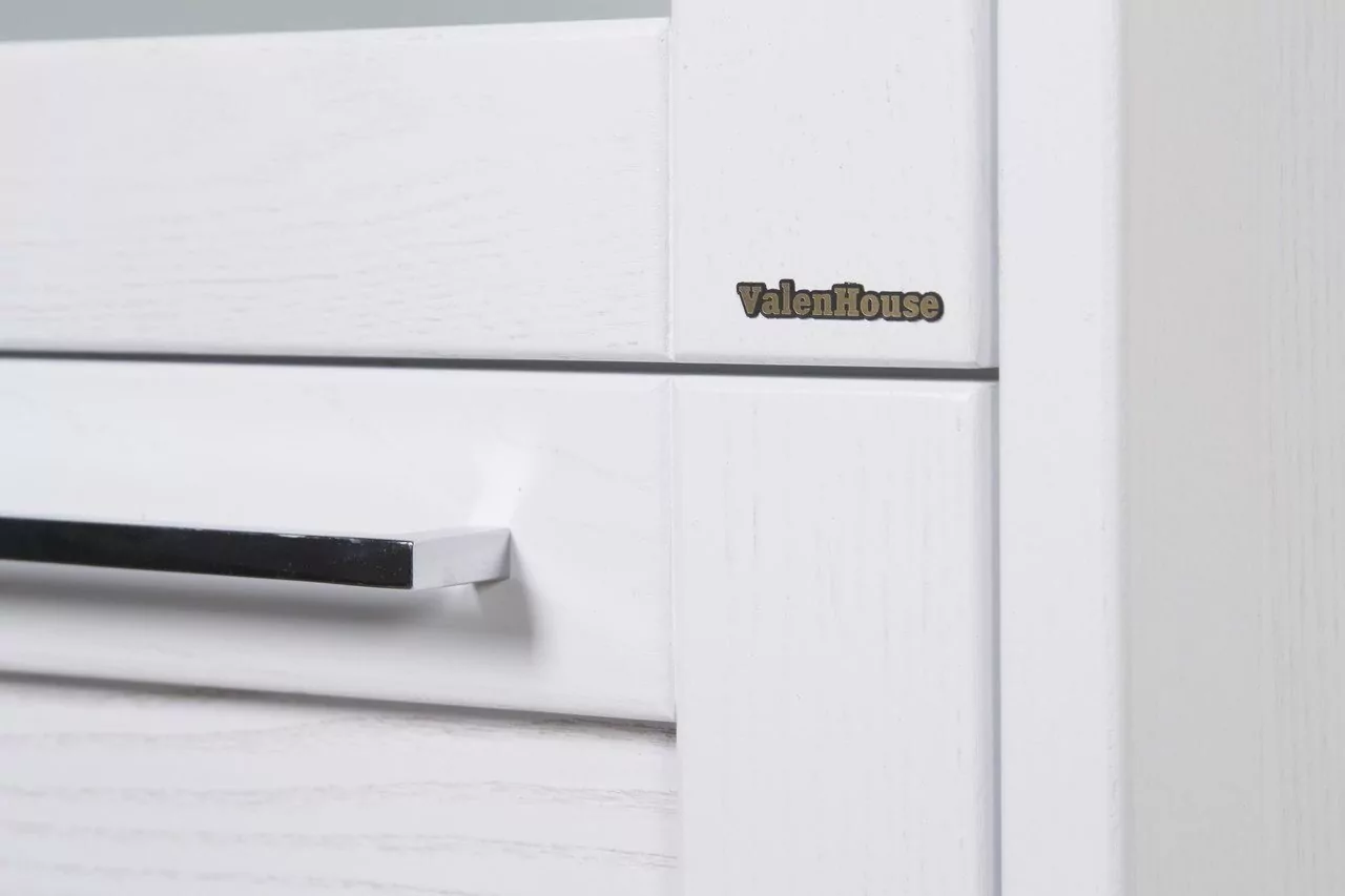 Пенал напольный ValenHouse Эйвори 40 L белый