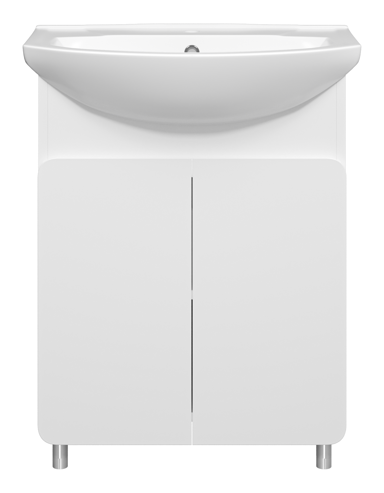 Тумба с раковиной Misty Чегет 65 белый