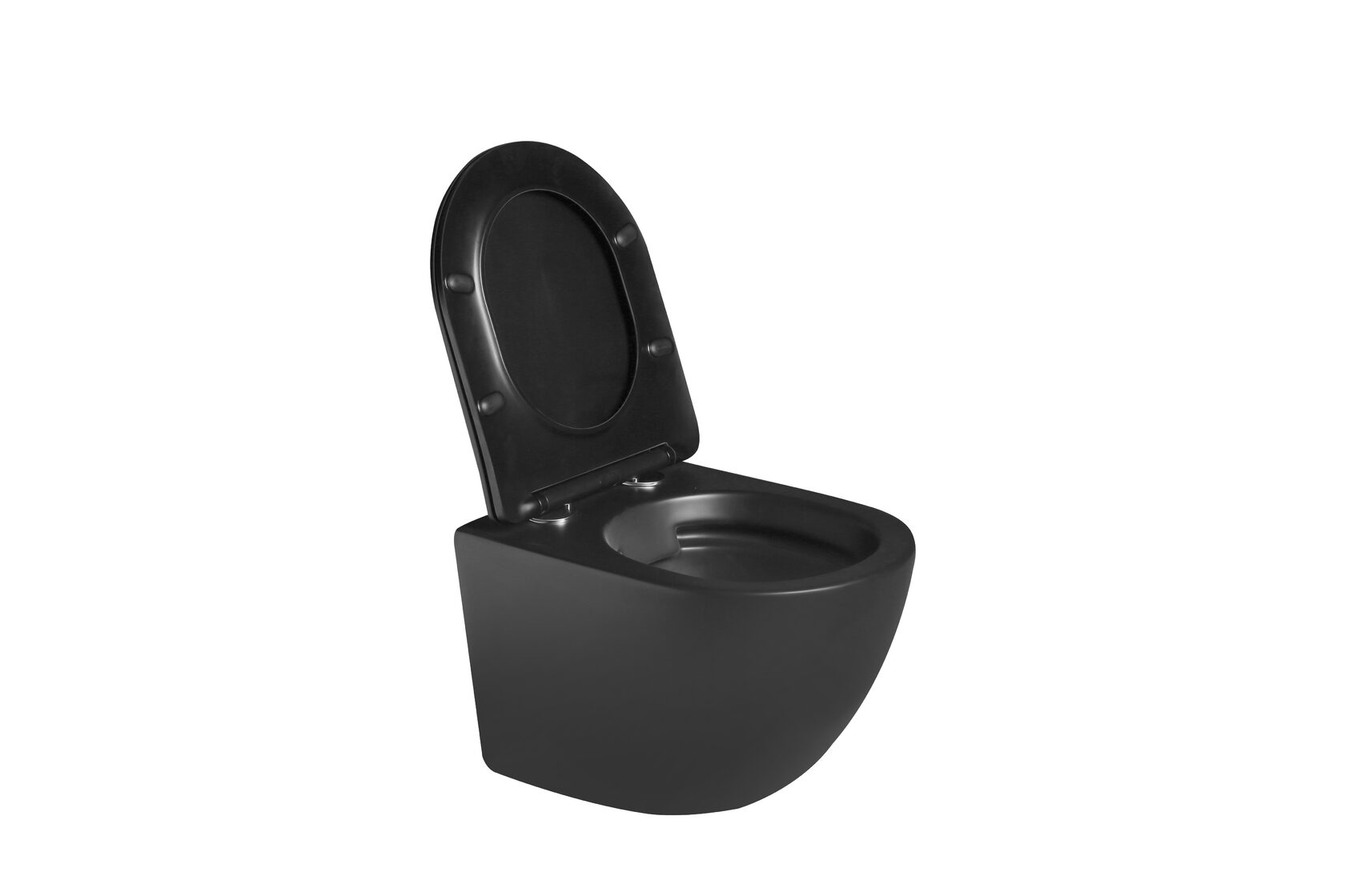 Унитаз SantiLine SL-5018MB подвесной, черный матовый